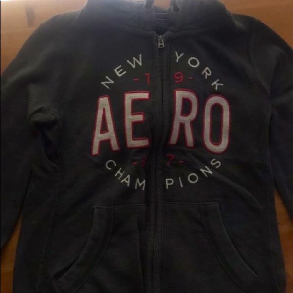 Aeropostale Zip Up Sweater
